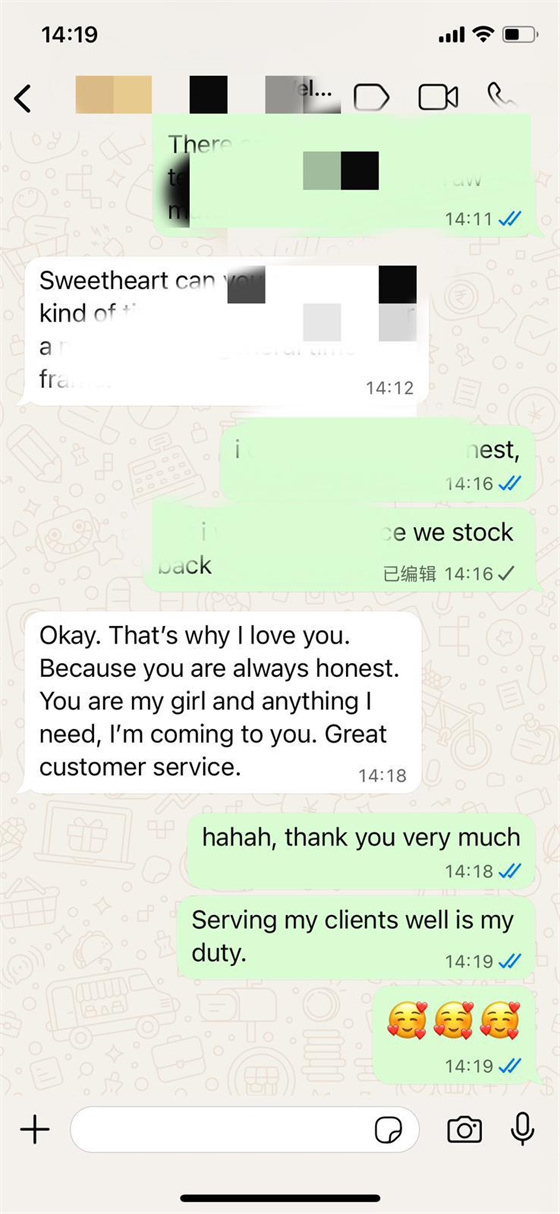 Customer feedback 5