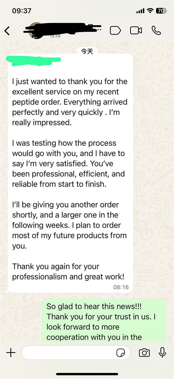 Customer feedback 9